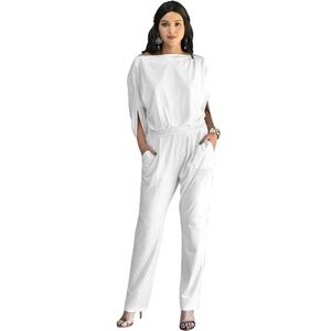 Koh Koh white dressy jumpsuit size XL